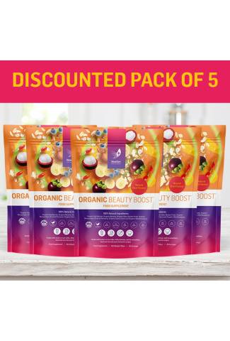 Special offer - 5 x Organic Beauty Boost
